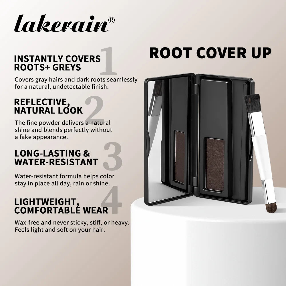 Hair Root Cover Up Powder Concealer for Instant Gray Coverage and Thinning Hair at Home