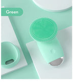 Electric Facial Cleansing Brush Sonic Vibration Scrubber for deep pore cleaning at home