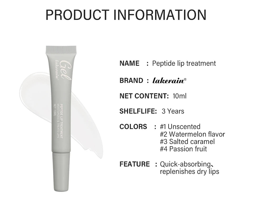 Peptide Lip Treatment Moisturizer for Dry Lips and Daily Lip Care Routine