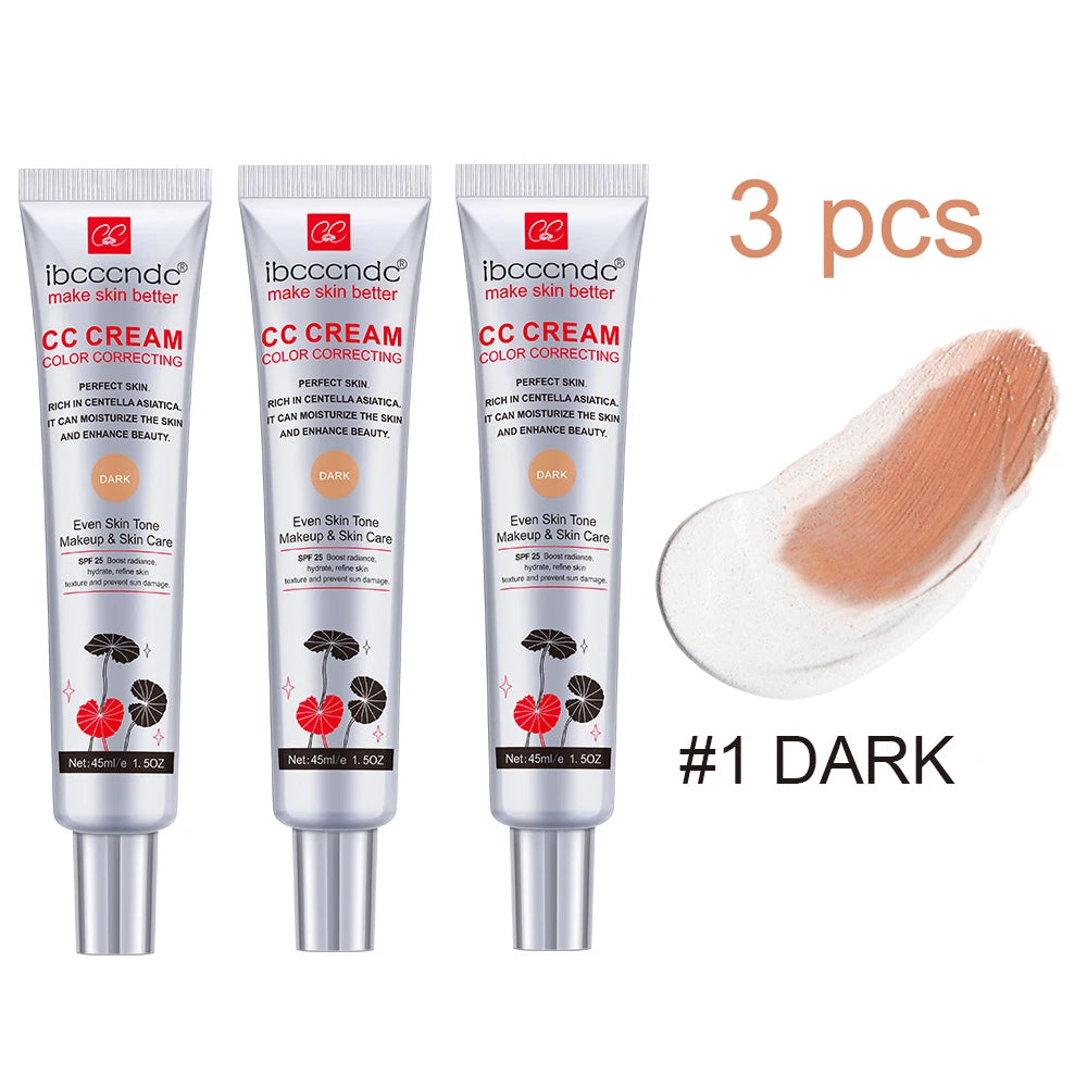 Color Correcting CC Cream Natural Concealer Foundation for Radiant Skin and Even Complexion Daily