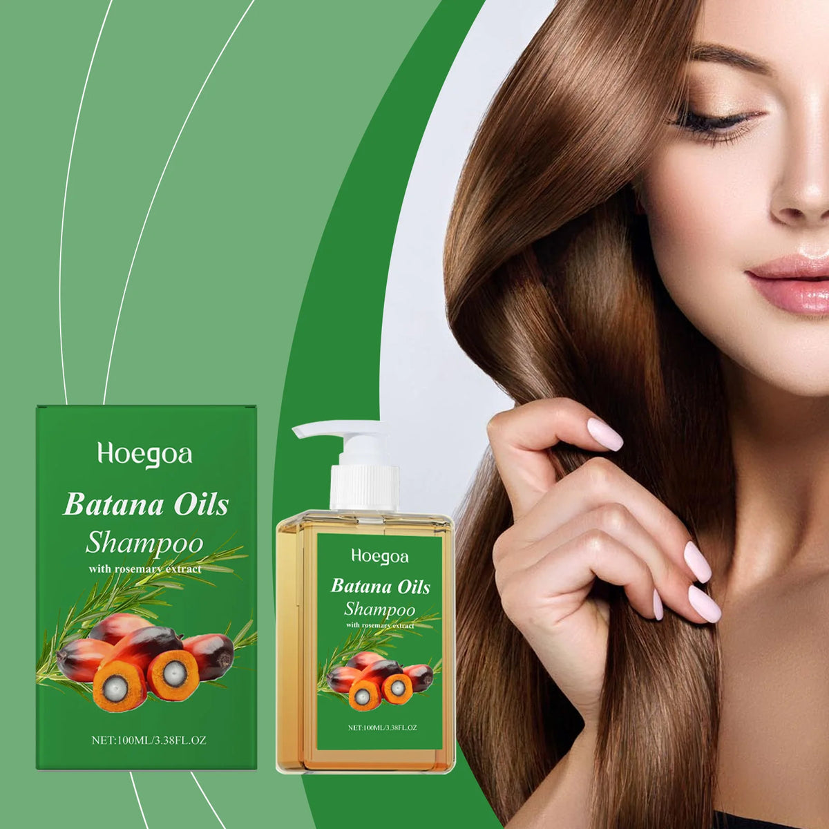 Batana Oil Shampoo for Hair Growth and Repair Damaged Roots for Men and Women at Home