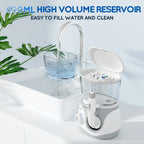 Electric Water Flosser Oral Irrigator with Multiple Tips for Adults at Home