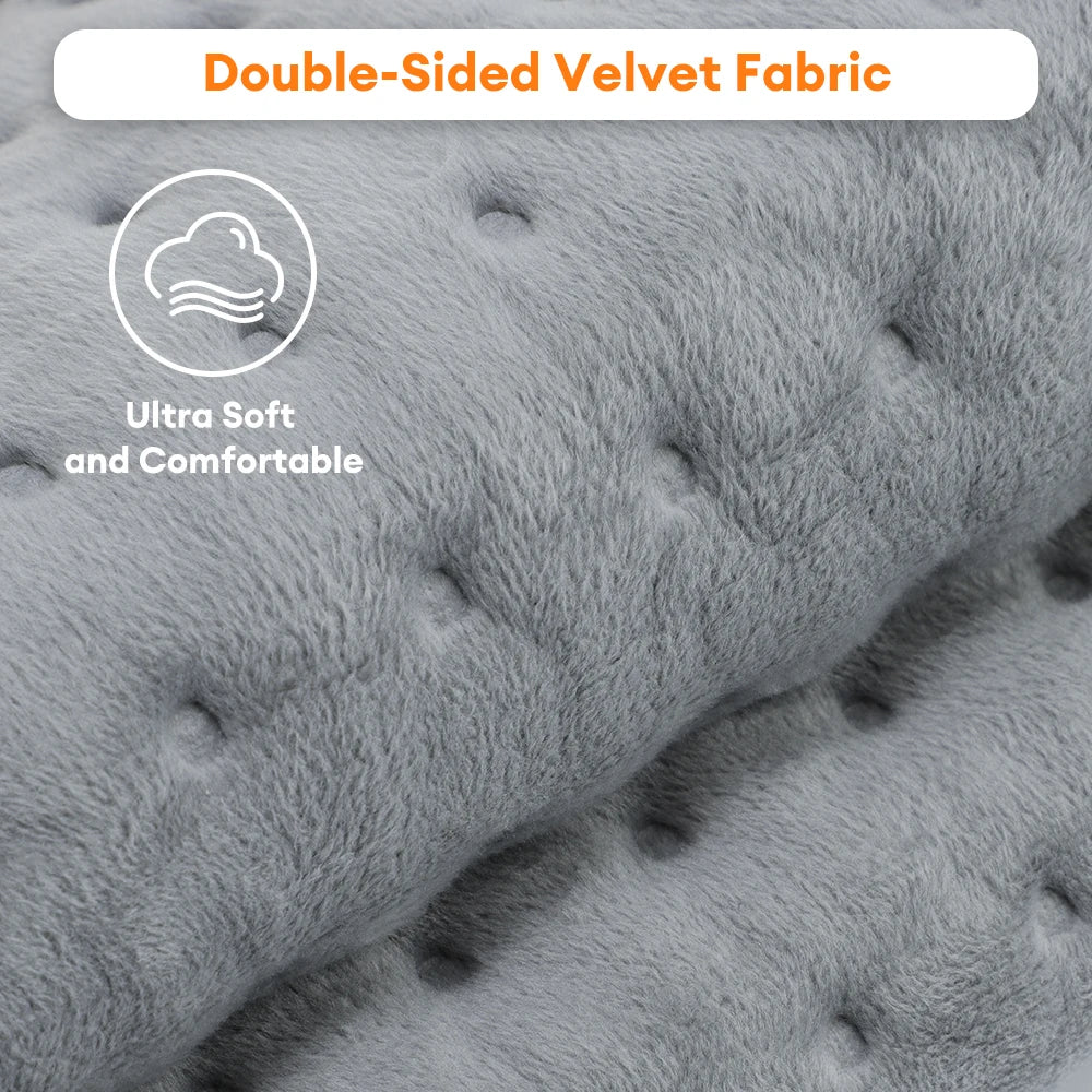 Electric Heating Pad Fast Thermal Mat for Back and Legs at Home or Office - 17