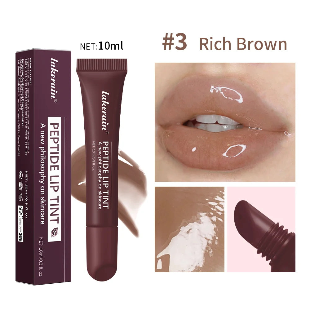 Peptide Lip Tint Moisturizing Gloss with Silky Smooth Texture for Daily Use and Care - 26