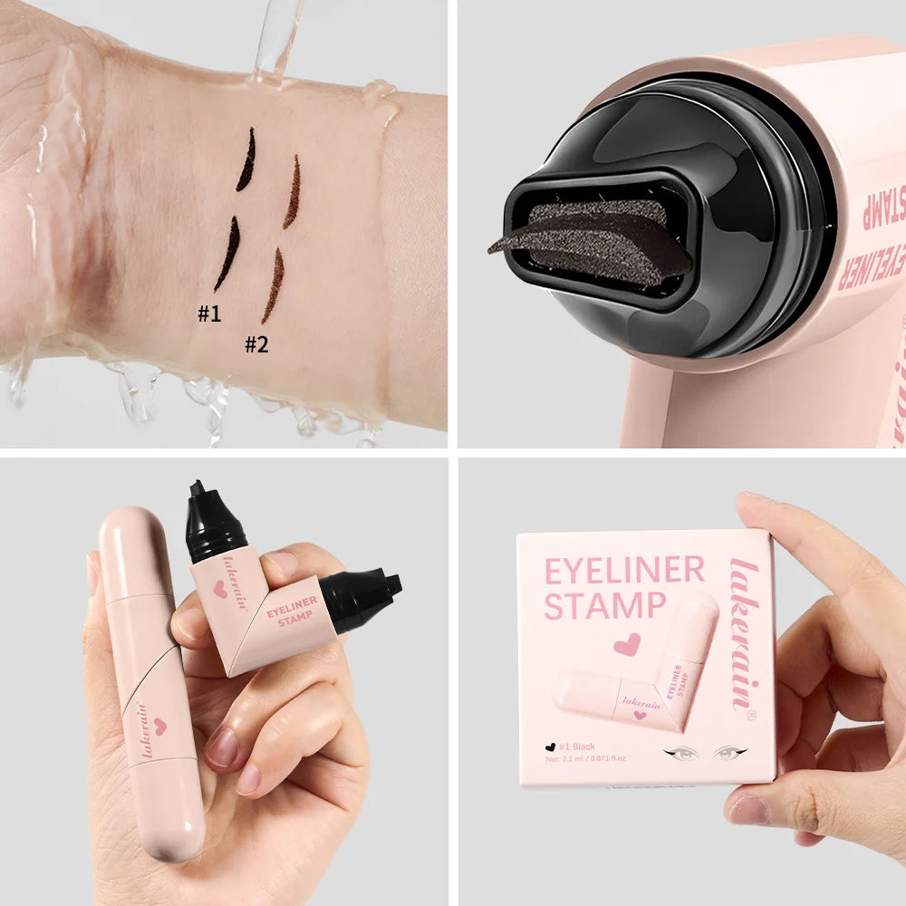Eyeliner Stamp Waterproof Winged Tool for Beginners and Quick Makeup Routine Professionals - 6