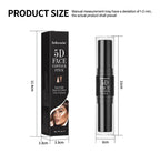 Dual Ended Face Contour Stick Highlighter Waterproof Makeup for Sculpting and Daily Beauty