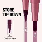 Lip Contour Stain Pen Long Lasting Waterproof Makeup for Daily Beauty and Travel