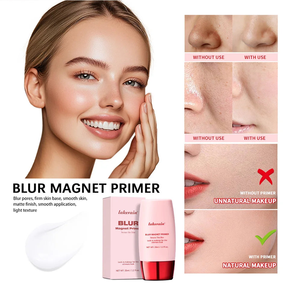 Blur Magnet Primer Pore Minimizing Face Makeup Base for Smooth Matte Finish Daily Wear