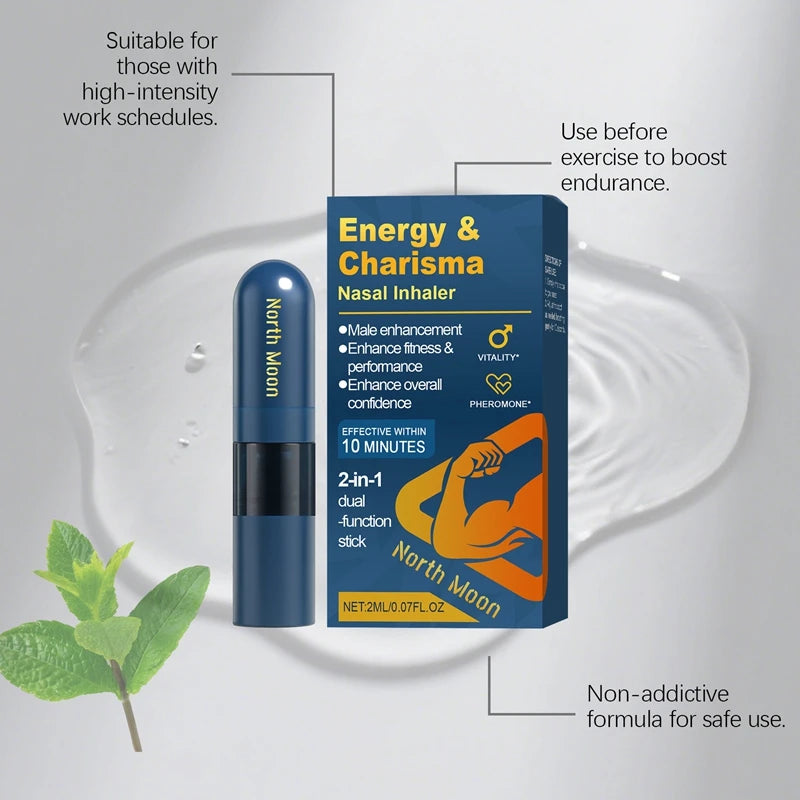 Nasal Suction Stick Mild Nourishing Cooling Body Care for Men During Daily Wellness Activities