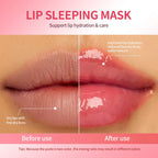 Lip Sleeping Mask Hydrating Dry Cracked Lips Treatment for Women and Men at Night