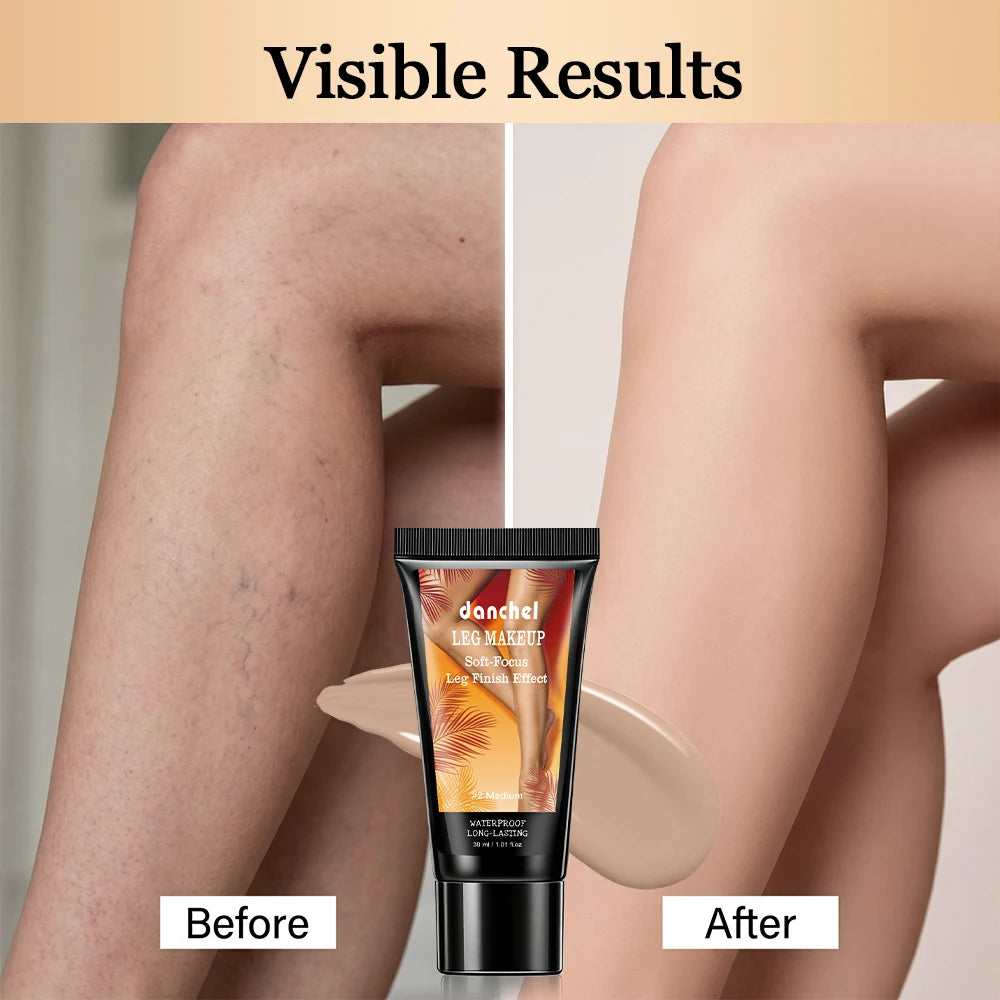 Leg Makeup Body Foundation Long Lasting Concealer for Smooth Skin Finish Everyday