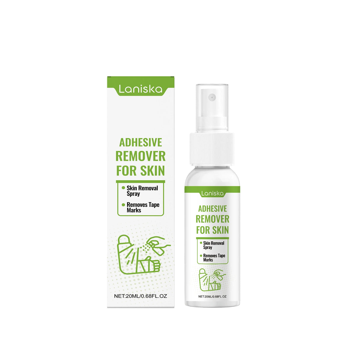 Adhesive Remover Spray for Skin Tape Marks and Bandage Residue for Adults at Home Use