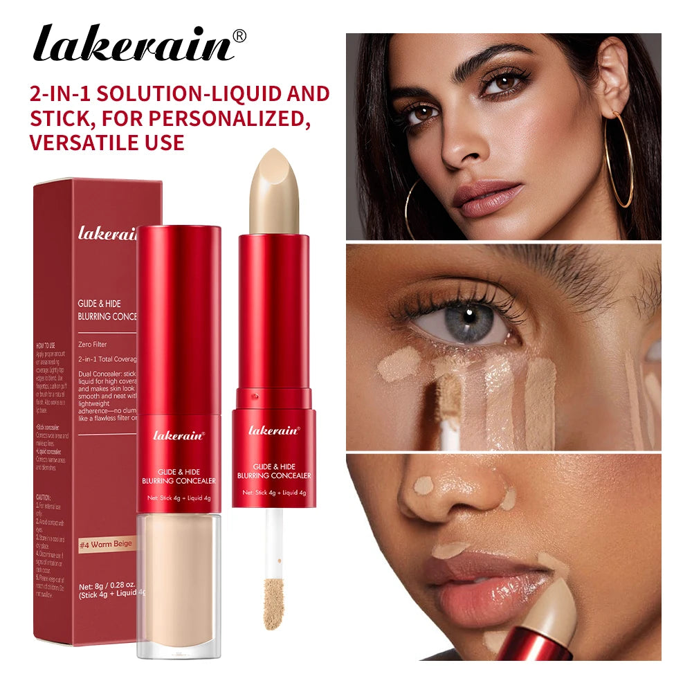 Glide Hide Blurring Concealer Full Coverage Foundation for Women Daily Makeup - 1