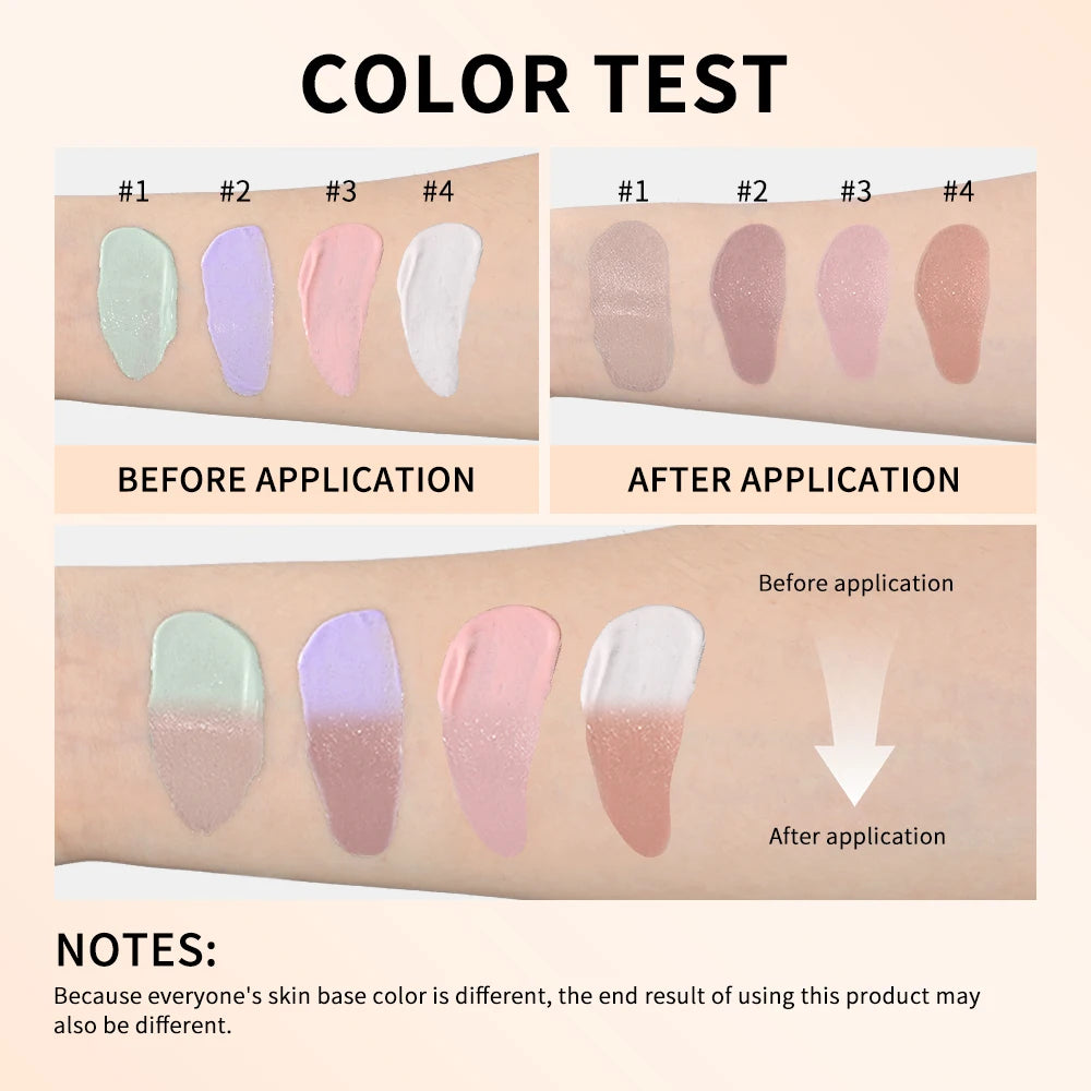 Liquid Foundation Color Changing Concealer for Smooth Flawless Skin Daily Makeup Routine