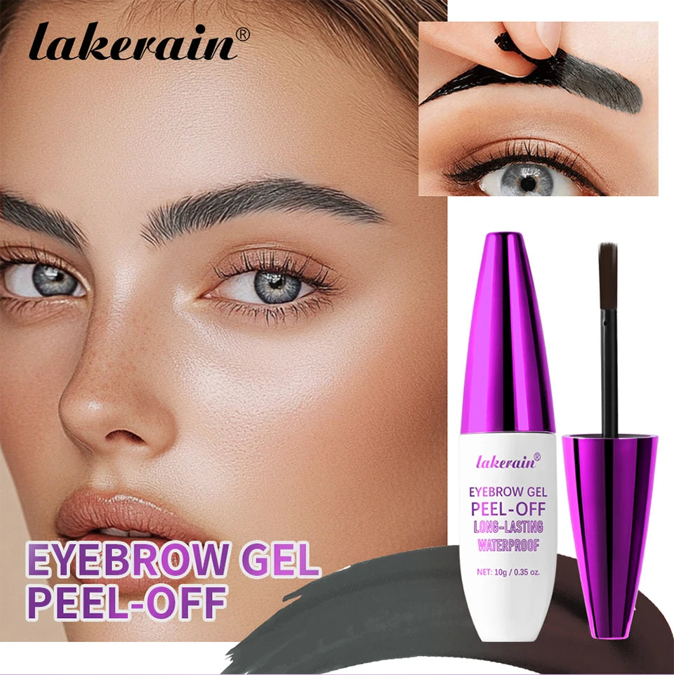 Eyebrow Gel Tint Peel Off Waterproof Brow Enhancer for Natural Long Lasting Daily Makeup - 7