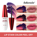 Peel Off Lip Stain Waterproof Matte Lipstick Long Lasting Tint for Women Daily Wear
