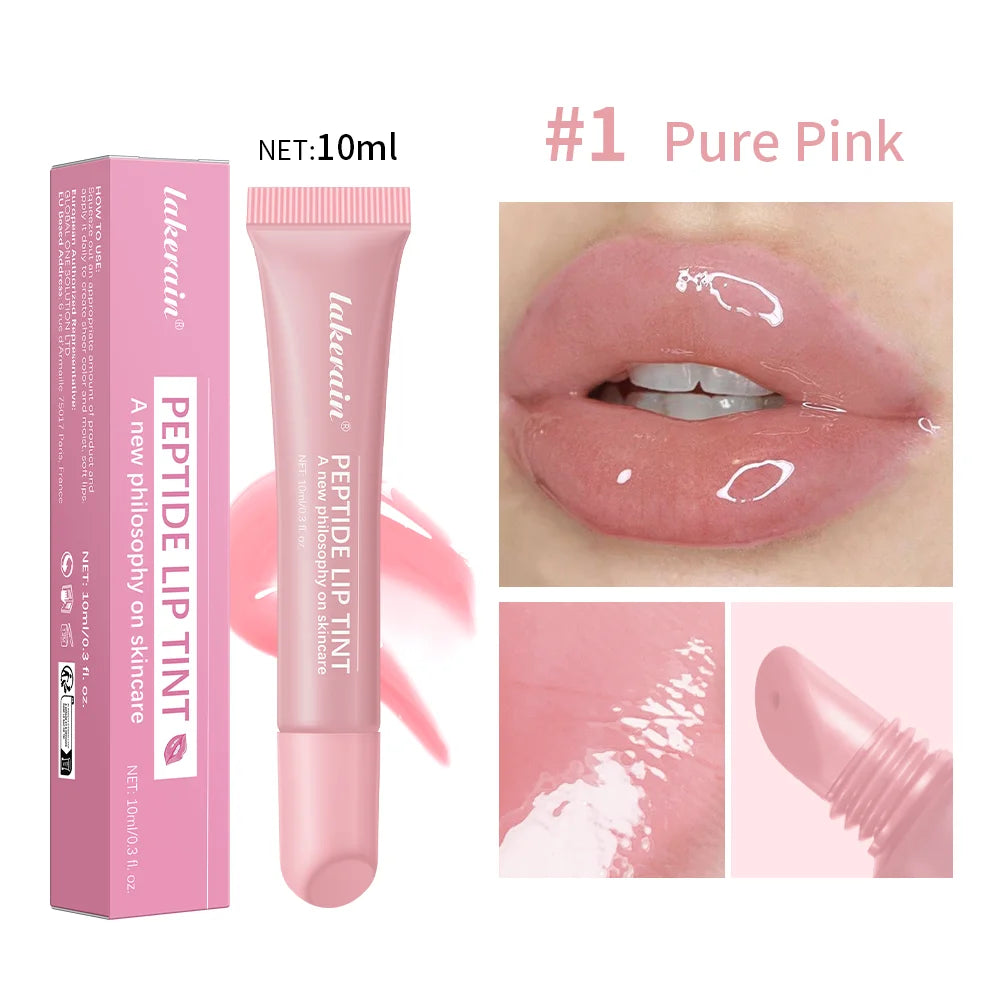 Peptide Lip Tint Moisturizing Gloss with Silky Smooth Texture for Daily Use and Care - 21