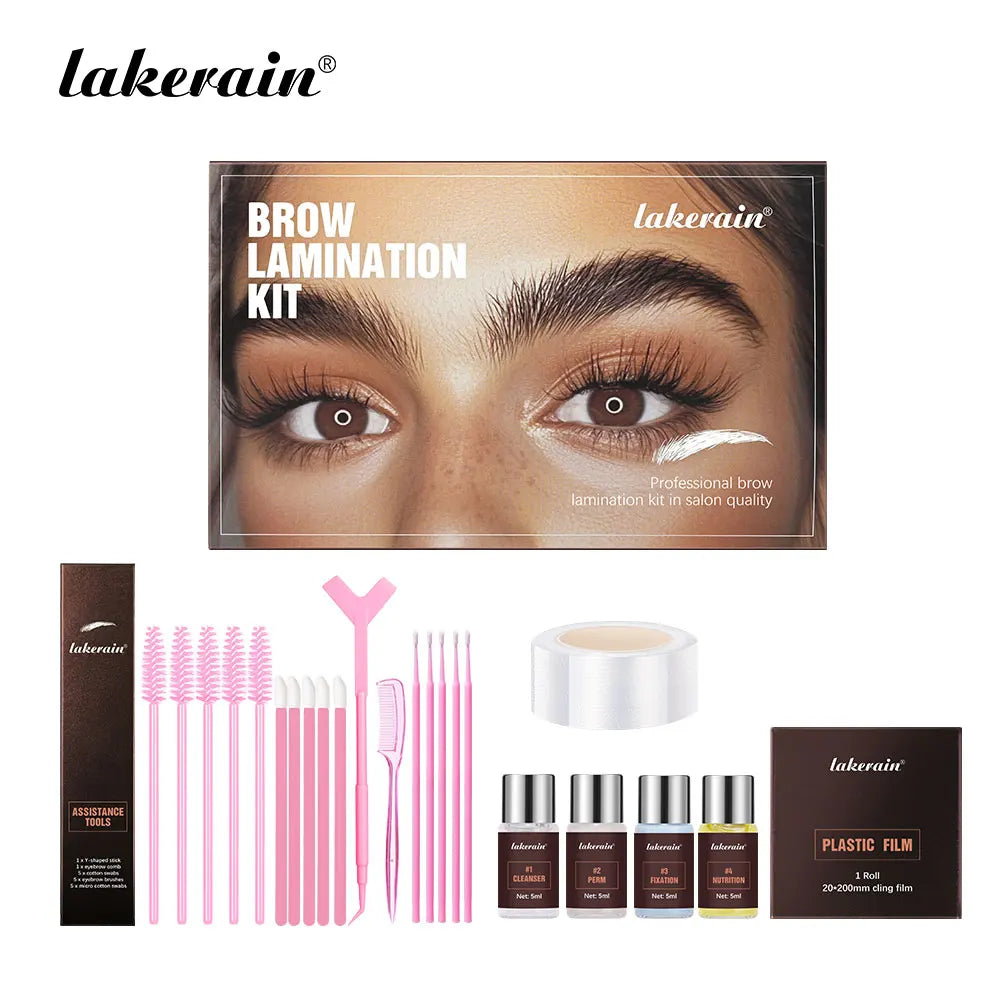 Brow Lamination Kit for Fluffy Eyebrow Shaping and Lifting at Home Salon Beauty