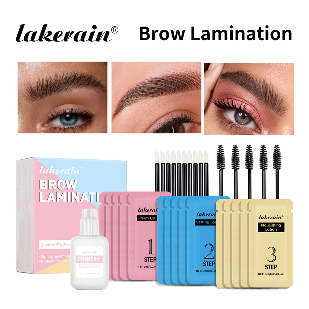 Brow Lamination Kit Fuller Thicker Eyebrows for Women at Home Professional Beauty Styling