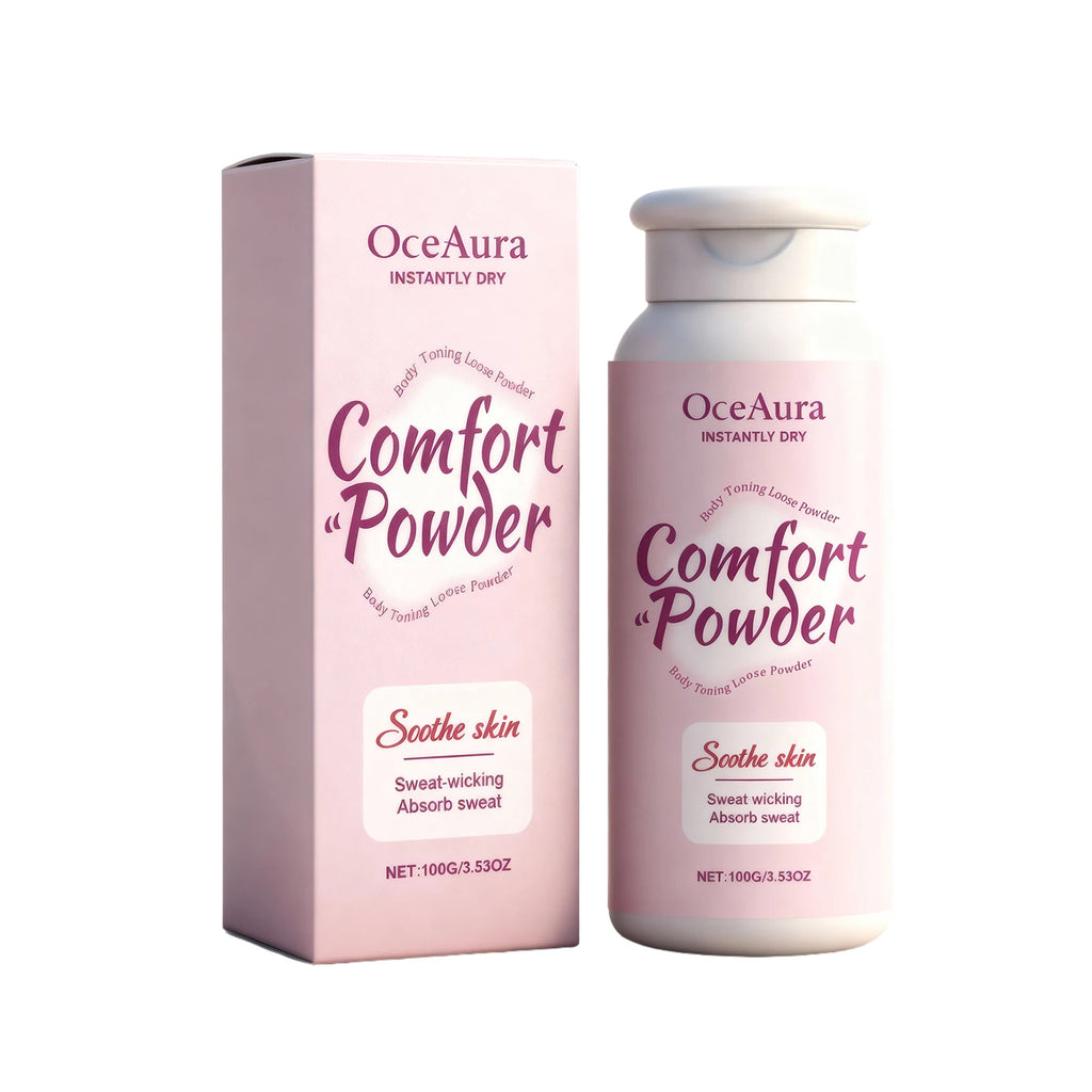 Comfort Powder Sweat Wicking Body Dust for Men and Women in Hot Summer and Daily Exercise