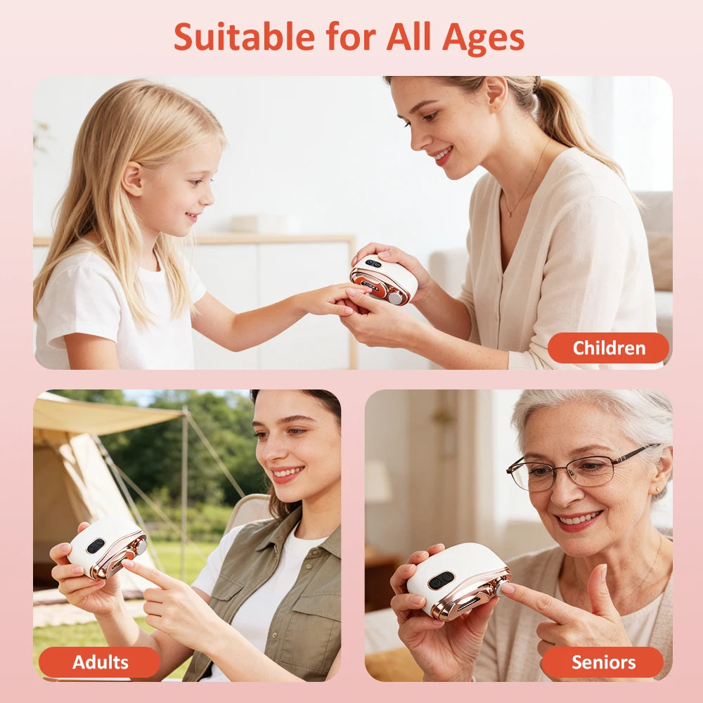 Electric Nail Clipper with LED Light Automatic Trimmer for Baby and Adult at Home Travel - 12