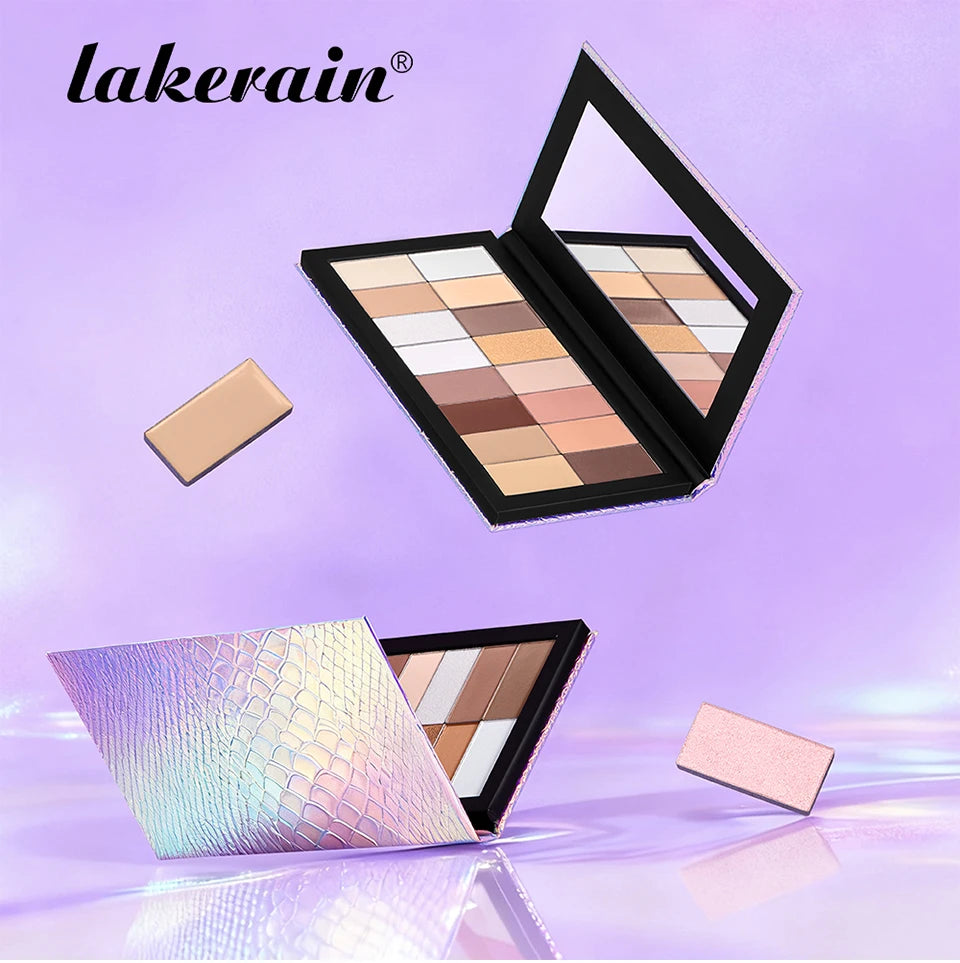 Eyeshadow Palette Refill Waterproof Shimmer Matte Makeup for Daily Travel Use