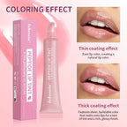 Peptide Lip Tint Moisturizing Gloss with Silky Smooth Texture for Daily Use and Care