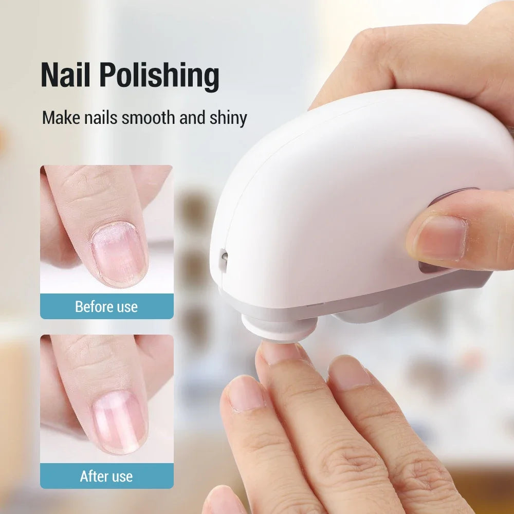 Electric Nail Clipper Automatic Trimmer with Light for Kids Adults Elderly Grooming at Home
