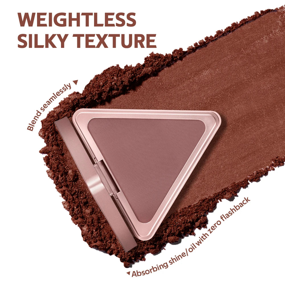 Matte Bronzer Powder Long Lasting Contour Makeup for Face Sculpting and Defined Finish