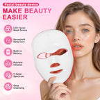 7 Color LED Photon Facial Mask Skin Rejuvenation and Anti Aging Tool for Women at Home Spa