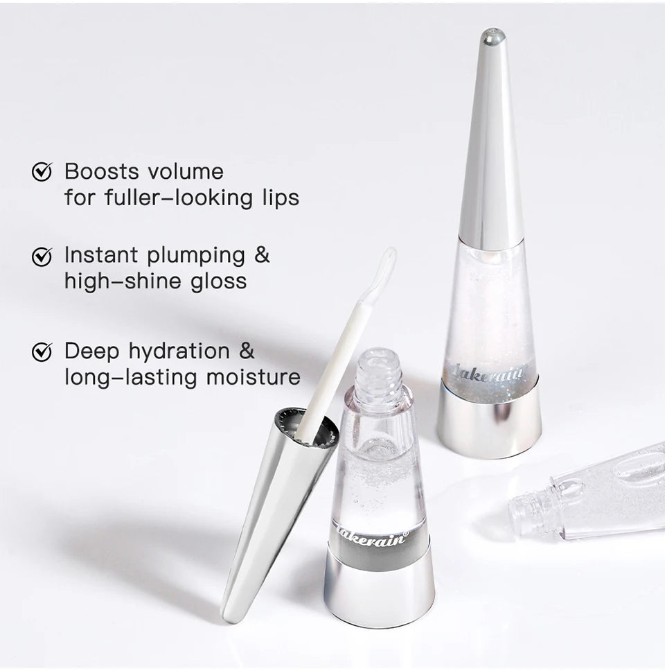 Lip Plumper Serum Deep Hydration High Shine Gloss for Fuller Looking Lips Daily Beauty Routine