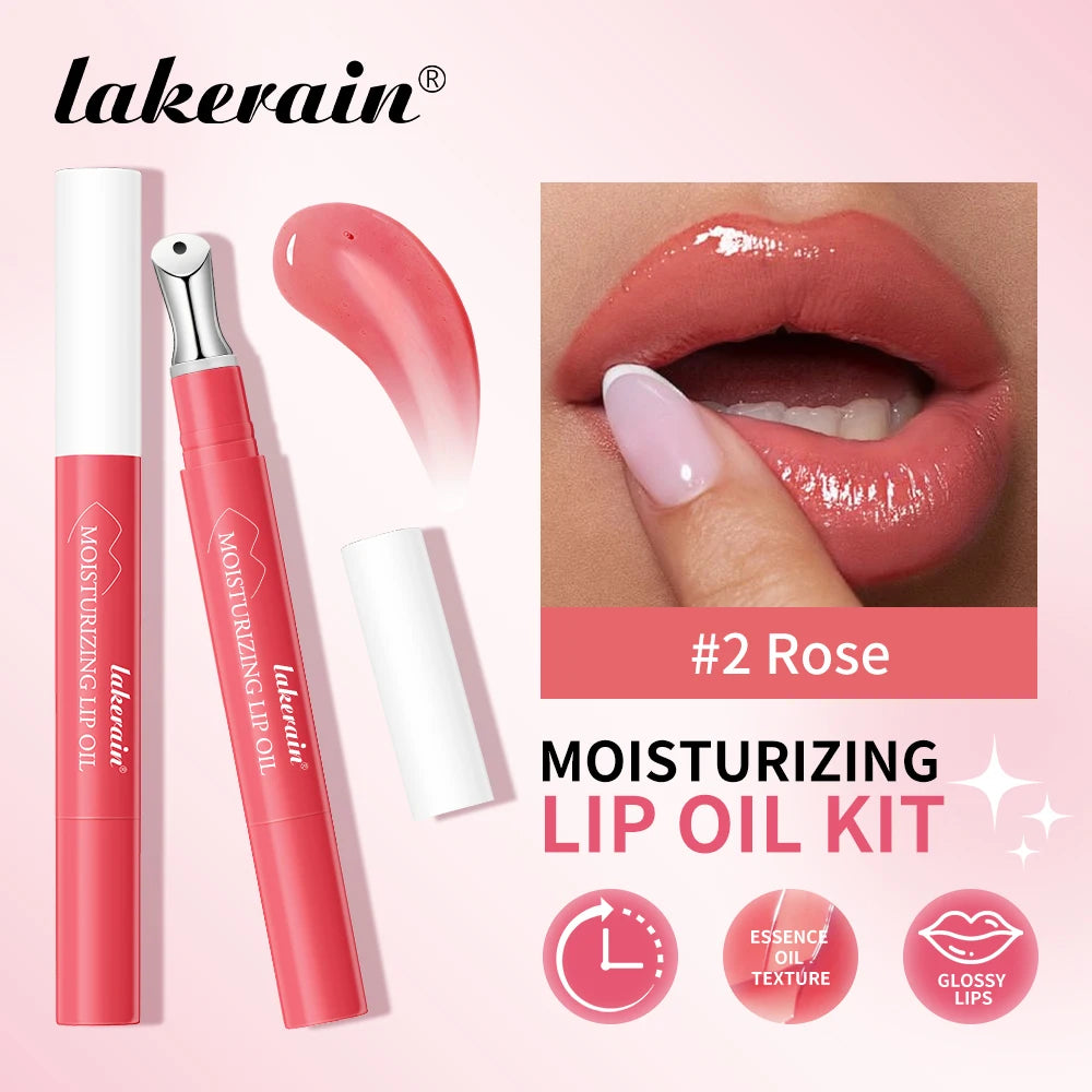 Moisturizing Lip Oil Hydrating Serum for Smoothing Dry Lips and Daily Lip Care Routine - 3