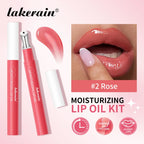 Moisturizing Lip Oil Hydrating Serum for Smoothing Dry Lips and Daily Lip Care Routine