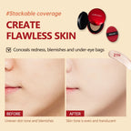 Cushion Foundation Long Lasting Coverage and Sun Protection for Daily Face Makeup