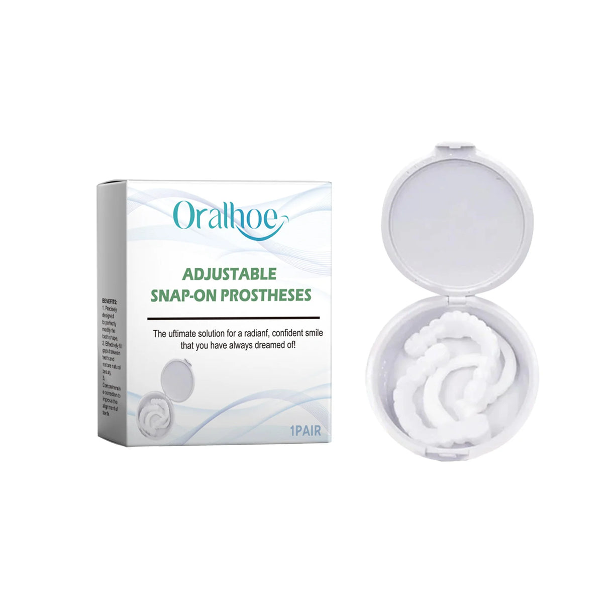 Adjustable Snap On Dentures Conceal Gaps and Stains for Adults Seeking a Radiant Smile