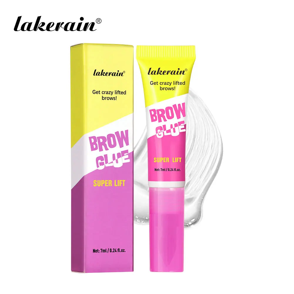 Brow Glue Lamination Gel Waterproof Strong Hold for Natural Lifted Brows Daily Makeup Look