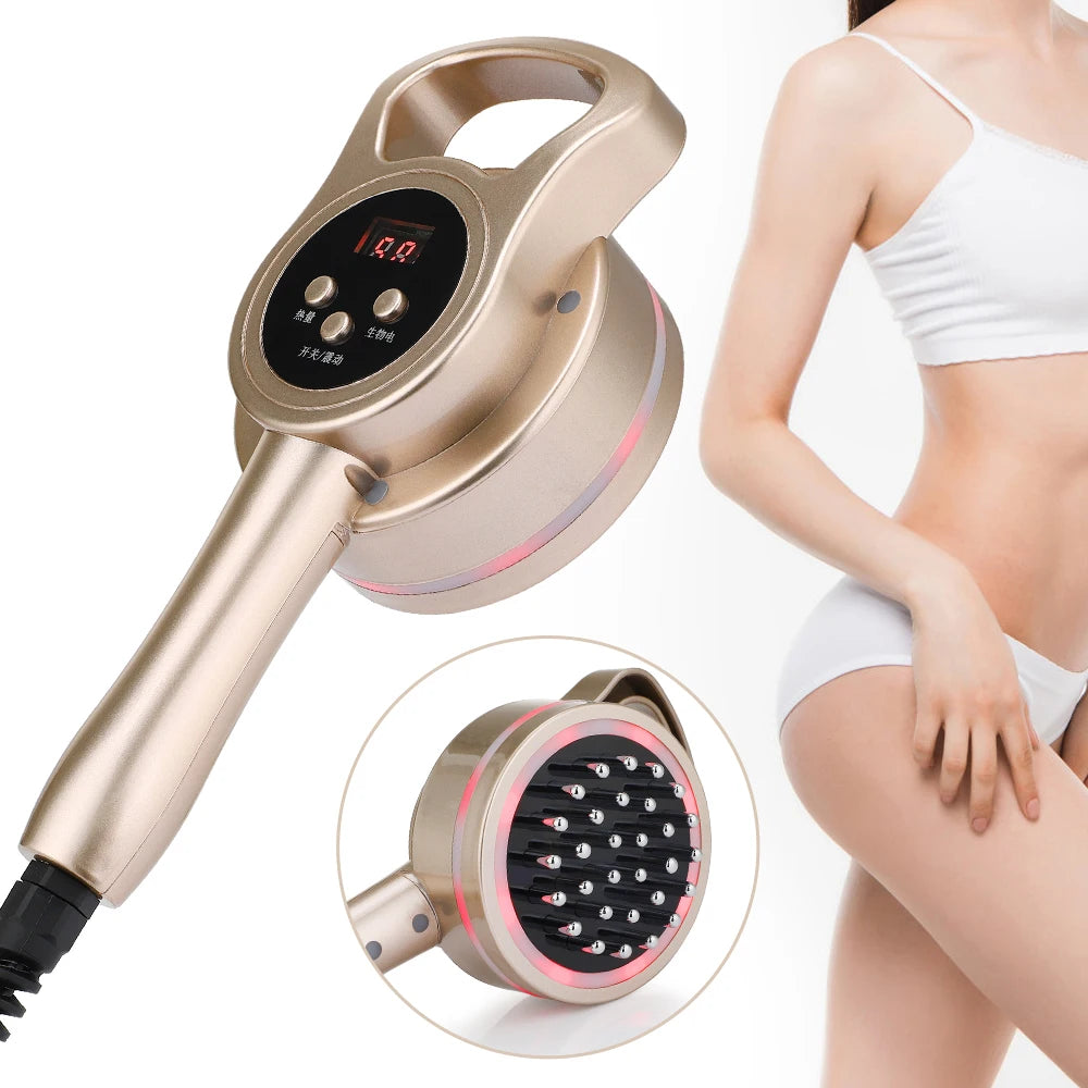 Electric Meridian Massage Brush Microcurrent Cellulite Therapy for Body Home Use Relaxation