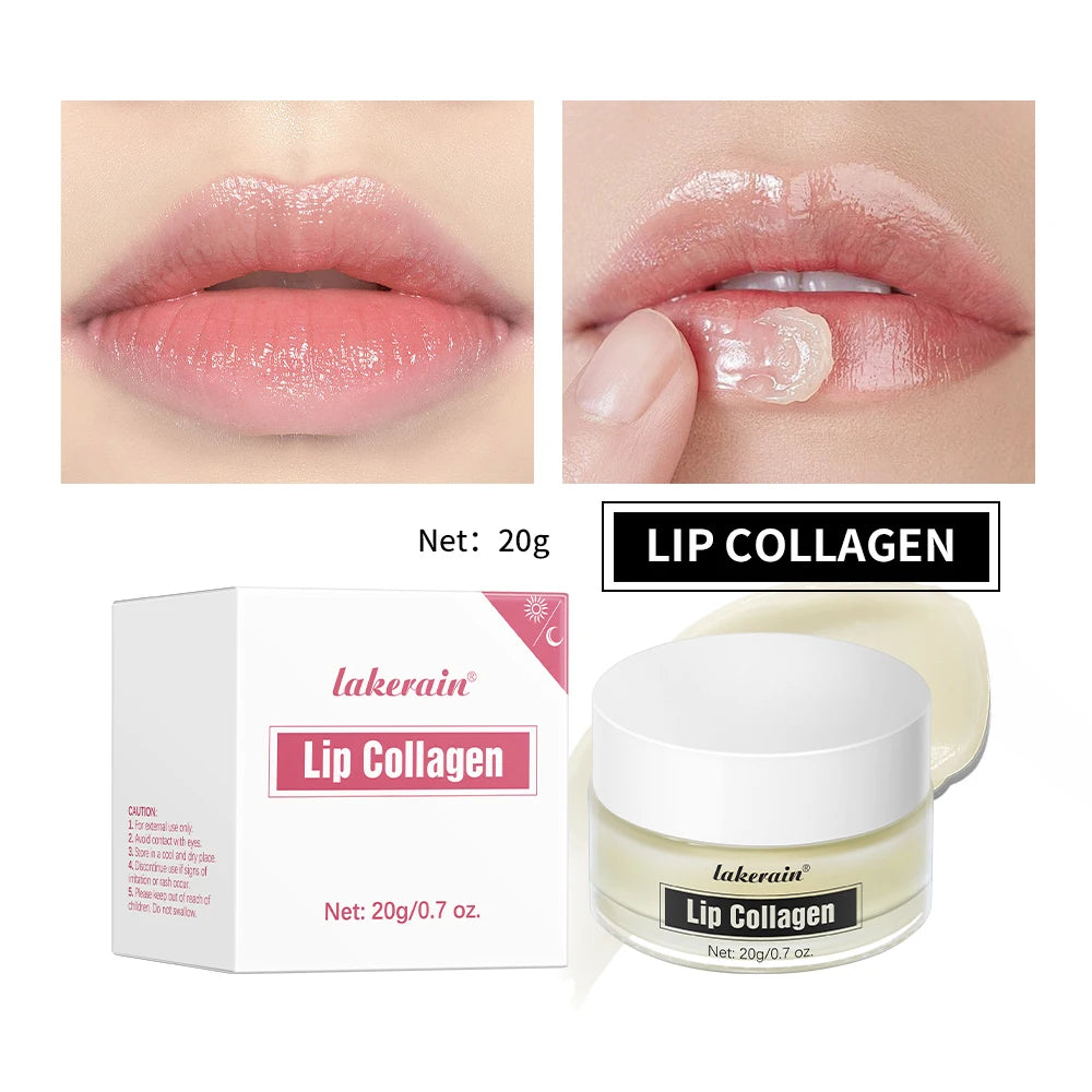 Collagen Lip Mask Moisturizing Hydrating Treatment for Dry Lips Day and Night Care