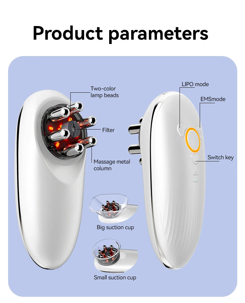 Body Sculpting Massager Anti Cellulite Device for Home and Travel Use for Men and Women