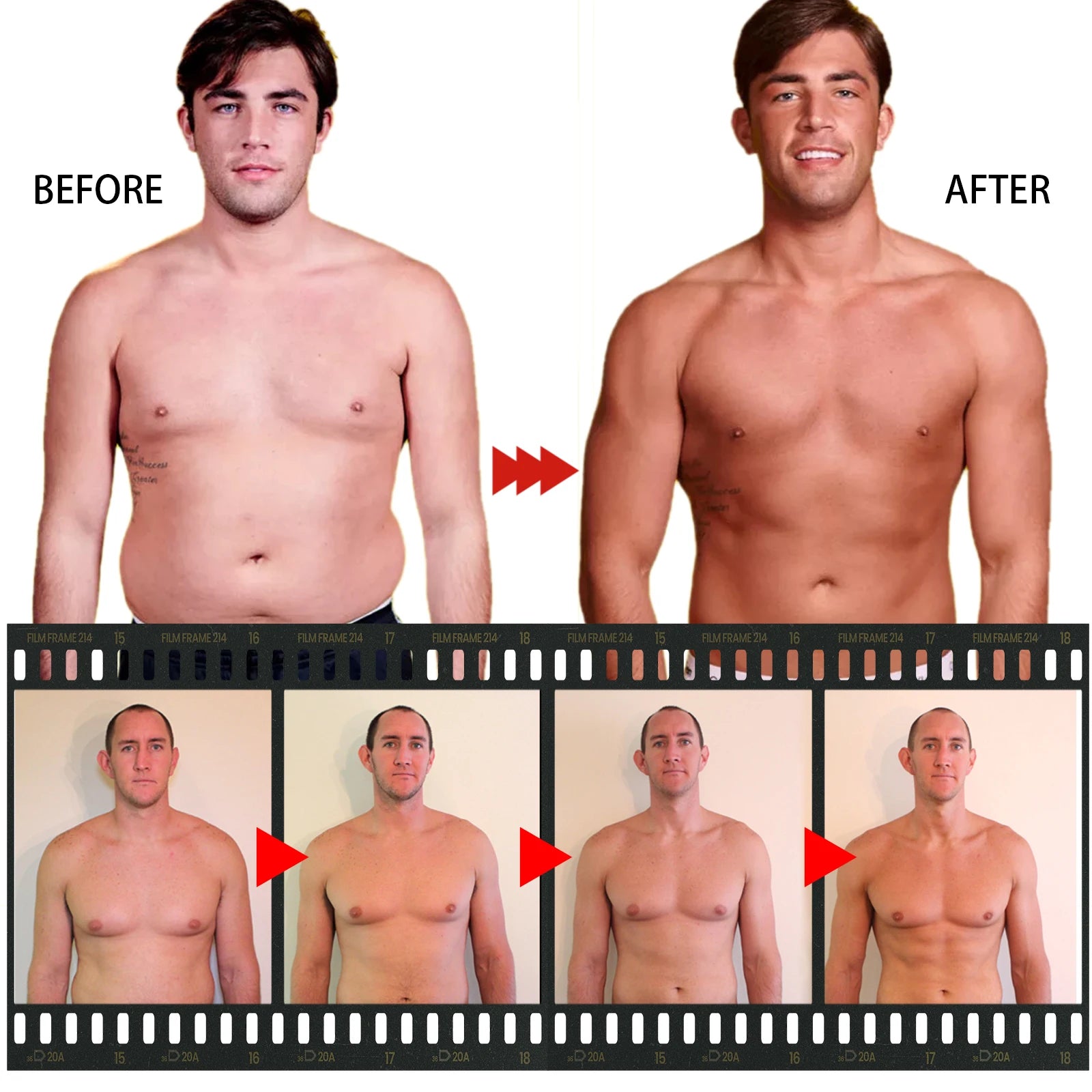 Gynecomastia Removal Spray Fat Reduction Muscle Shaping for Men at Home - 8