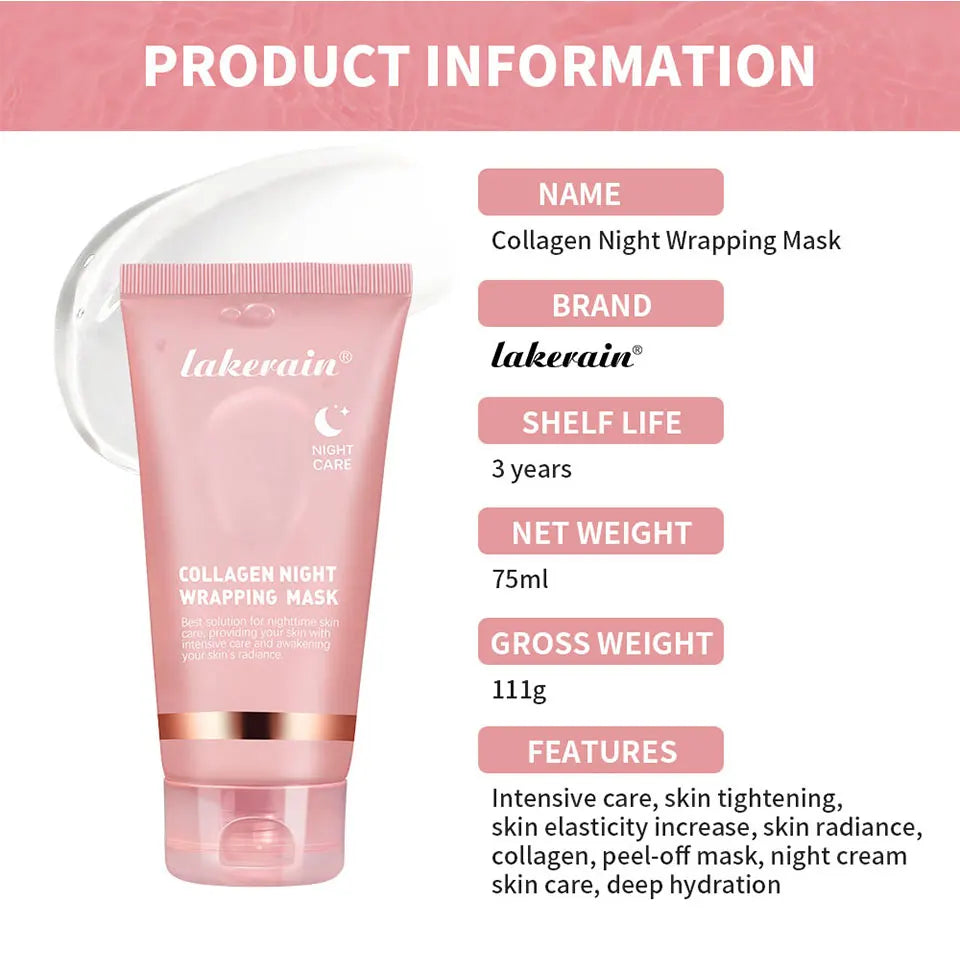 Collagen Skincare Set Firming Moisturizing Treatment for Daily Facial Care and Night Routine