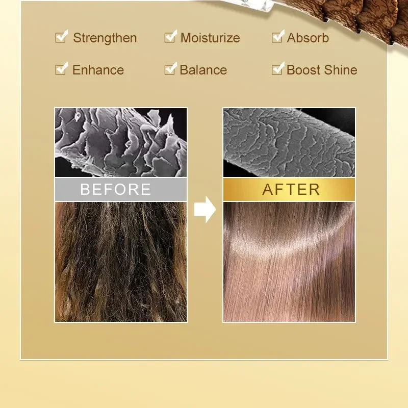 Amino Acid Hair Oil Nourishing Treatment for Smooth Shiny Hair and Heat Protection