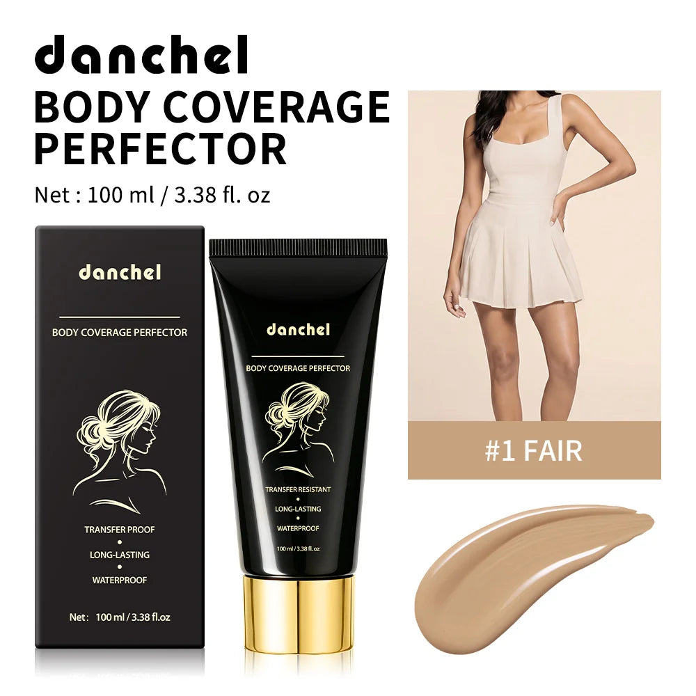 Body Coverage Perfector Waterproof Tattoo Scar Concealer for Daily Use and Special Events