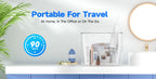 Portable Water Flosser Nasal Rinse Combo Oral Care Sinus Cleaning Kit for Home and Travel Use