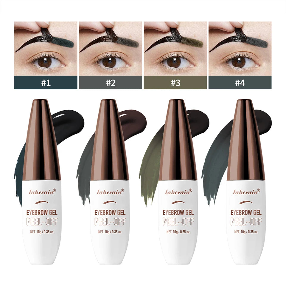 Eyebrow Gel Tattoo Peel Off Waterproof Tint for Beautiful Brows and Makeup Routine