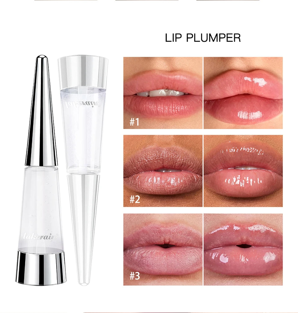 Lip Plumper Serum Deep Hydration High Shine Gloss for Fuller Looking Lips Daily Beauty Routine