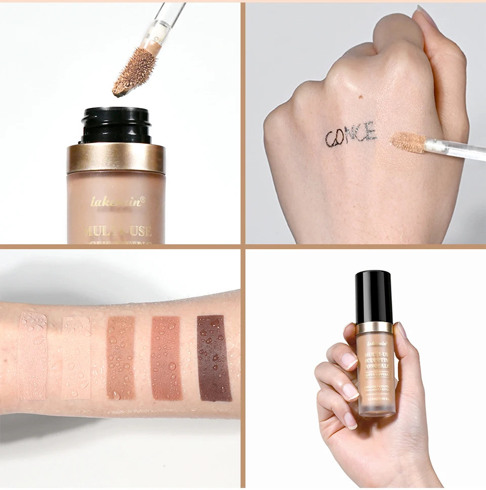 Multi Use Sculpting Concealer Full Coverage Makeup for Women and Daily Face Routine - 14