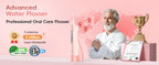 Water Flosser Rechargeable Oral Irrigator Portable Teeth Cleaner for Adults at Home