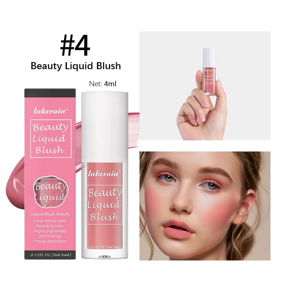 Beauty Liquid Blush Highly Pigmented Long Lasting Tint for Everyday Face Makeup - 27