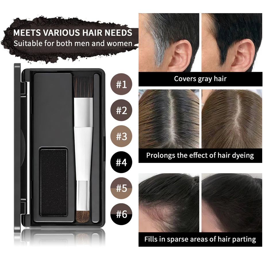 Hair Root Cover Up Powder Concealer for Instant Gray Coverage and Thinning Hair at Home - 12